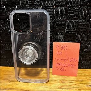 1 otterbox/popsocket case in good shape